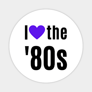 Big Bold 1980s Love Heart Magnet